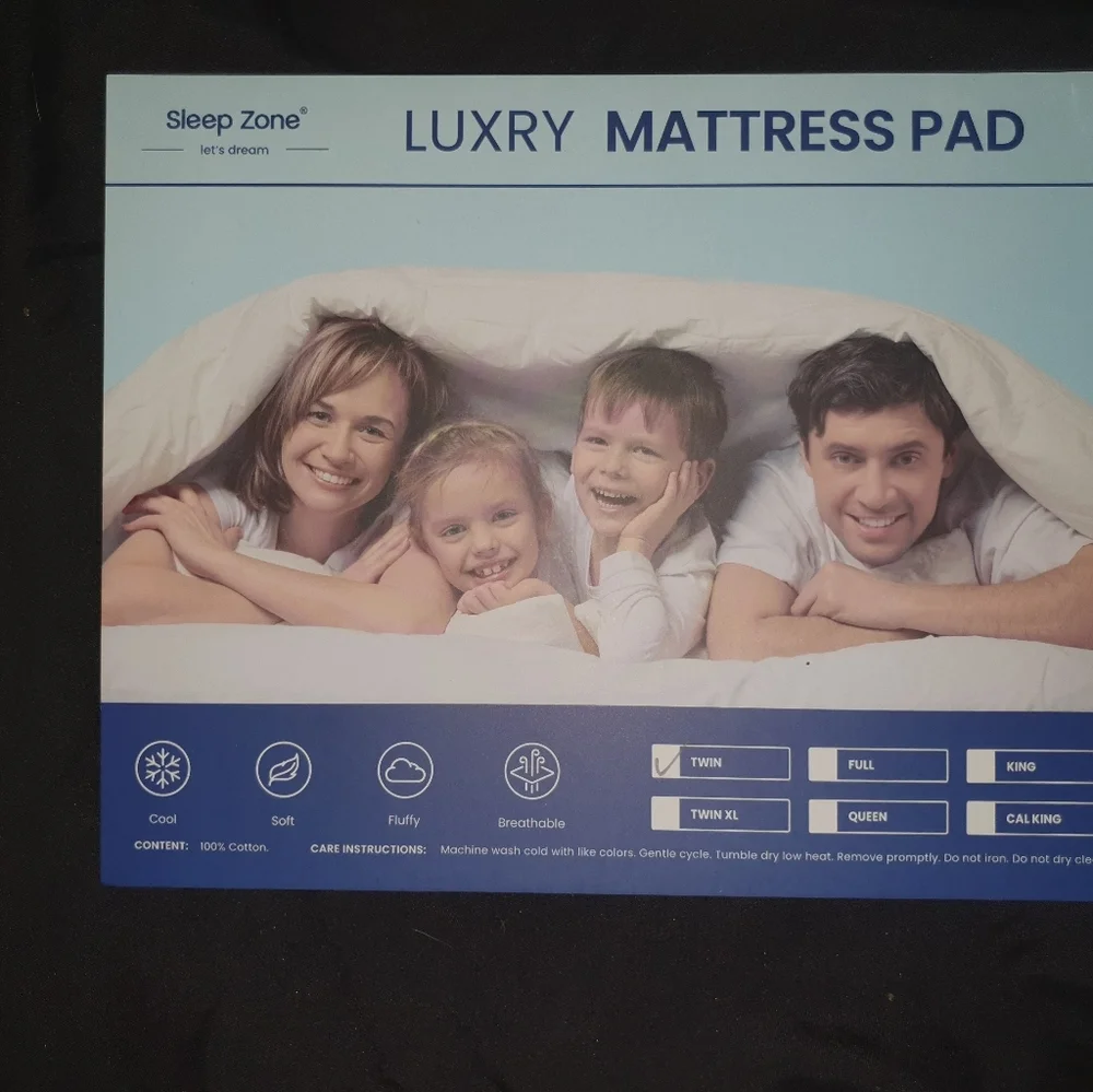 Luxury Twin Mattress Pad